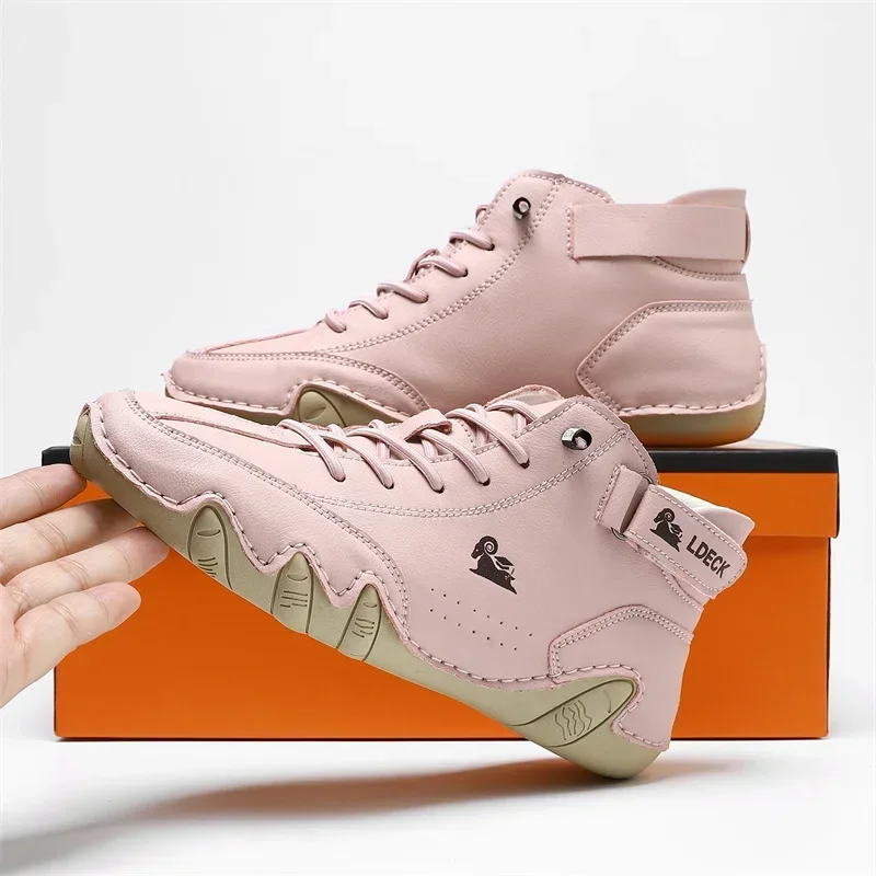 Модные кроссовки для женщин высокие спортивные уличные повседневные туфли