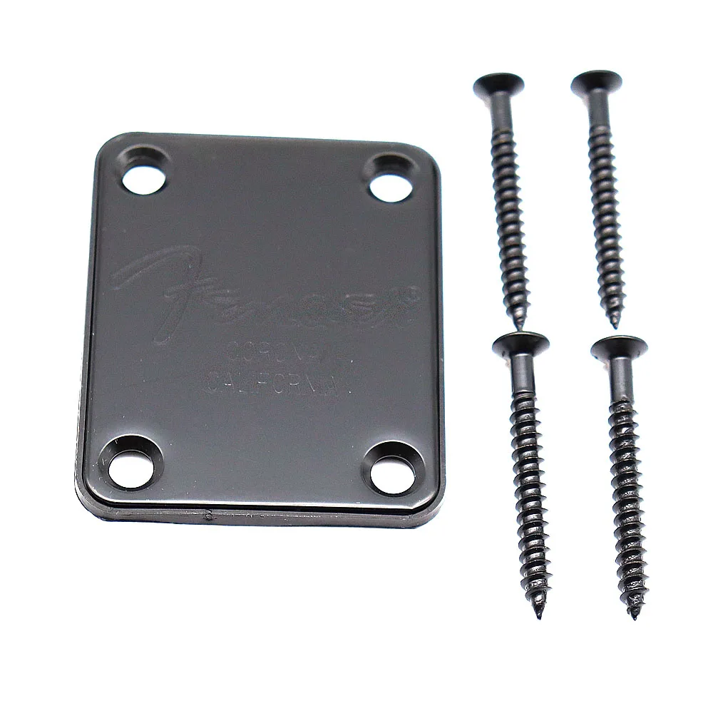 1 компл. Гриф для электрогитары с винтами ST TL гитары Jazz Замена баса Black логотипом