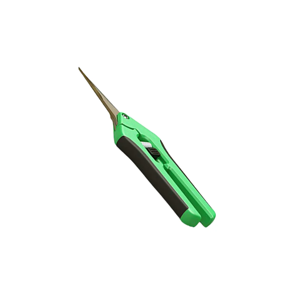 

Plastic Handle Gardening Scissors Portable Professional and Durable Garden Pruning Shears(Light Green)