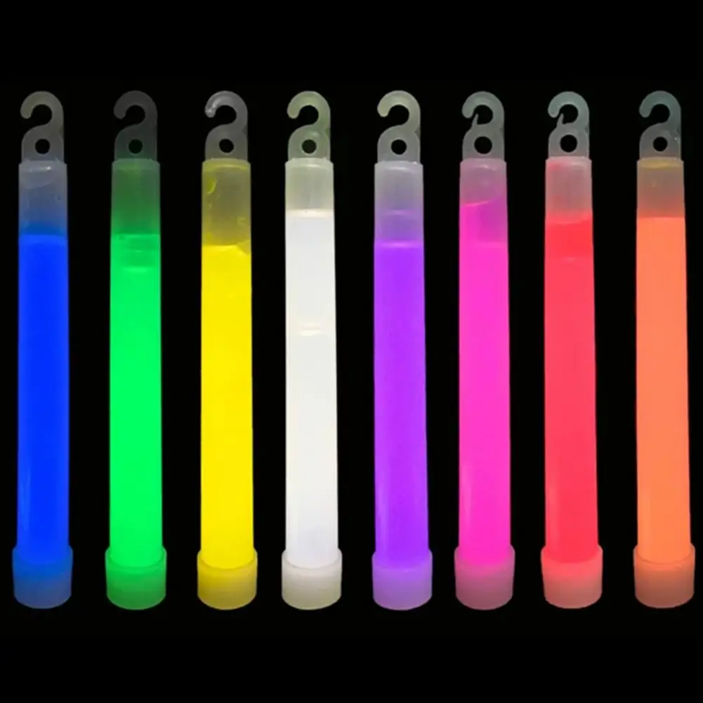 Barra de luz química Multicolor, 12 piezas, fluorescente, para Navidad, Halloween, fiesta, Club, Camping, supervivencia