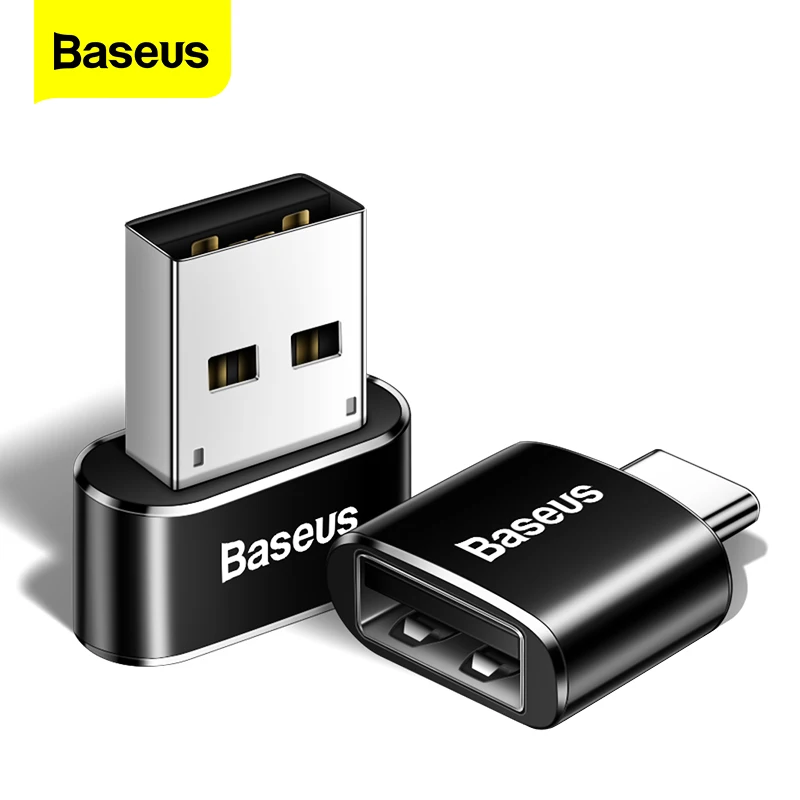 Baseus USB Type C OTG Adapter USB C Male To Micro USB Female Cable Converters For Macbook Samsung S20 Xiaomi USB To Type-c OTG