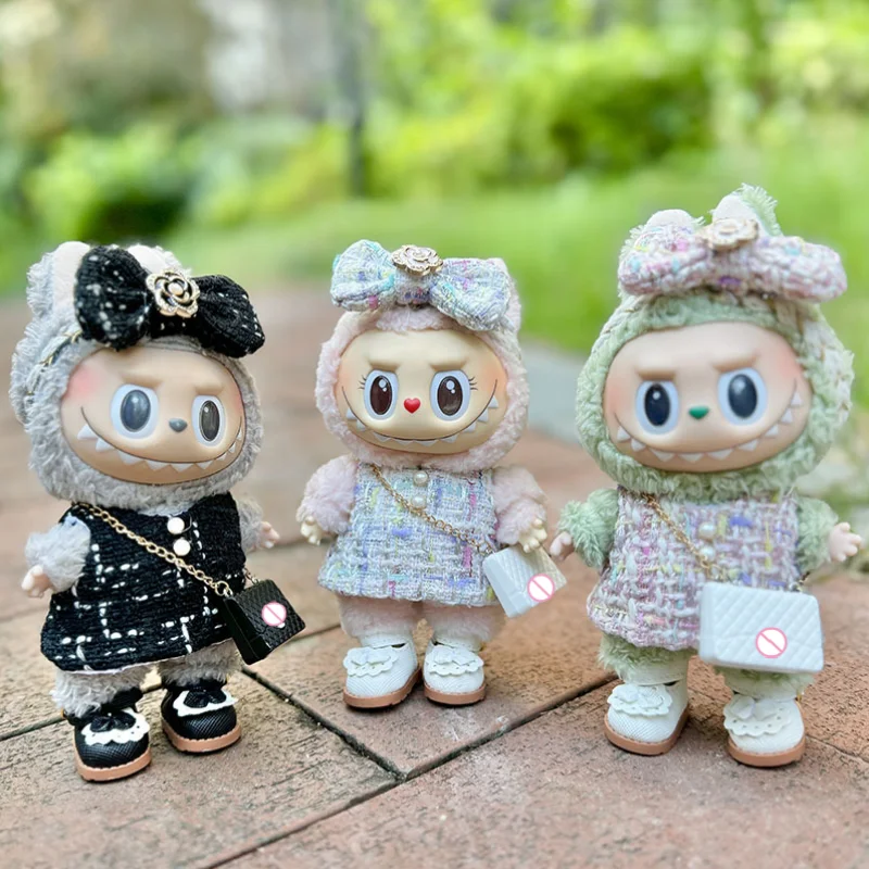 Новая только продажа одежды первого второго поколения Labubu Princess Little Fragrant Wind Mini C Pack