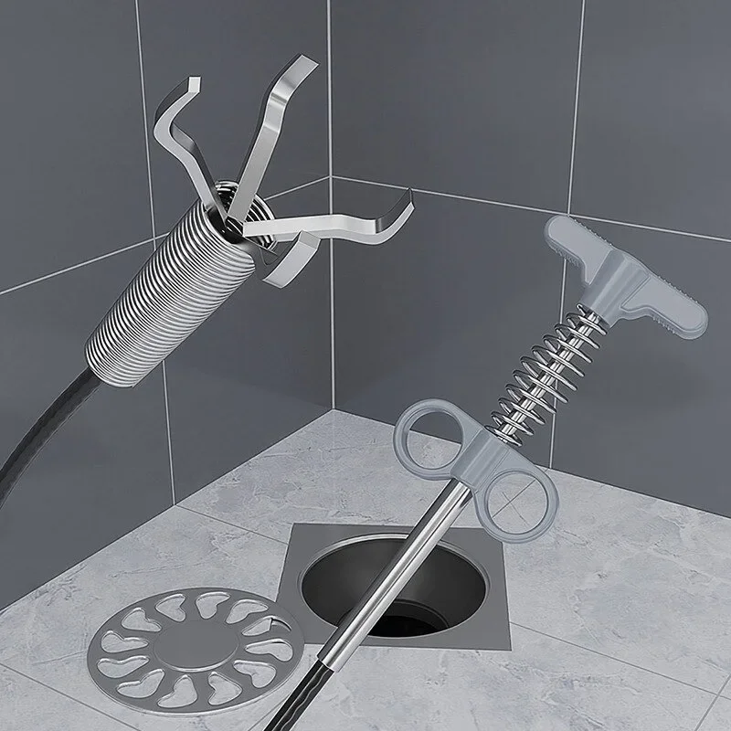 

Sewer Unclogger Toilet Kitchen Floor Clogged Pipe Cleaning Waste Special Tool Gripper Remote ControlGrabber UniversalBendable