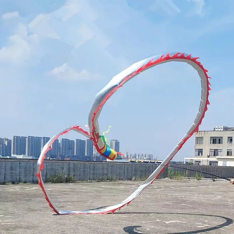 Золотой серебряный китайский летающий дракон товары для фитнеса забавный