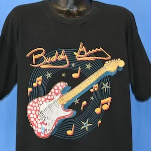 Футболка 90-х годов Buddy Guy Slippin In To Your Town Tour 95-96 Blues Guitarist Extra Large