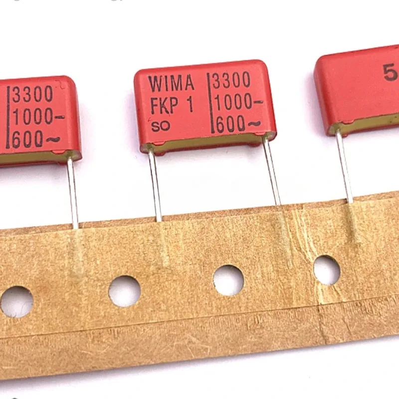 Конденсатор плёнки WIMA 1000 в 332 0 0033 мкФ В 3300PF 332J FKP1 шаг 15 мм 5 шт./50 шт.