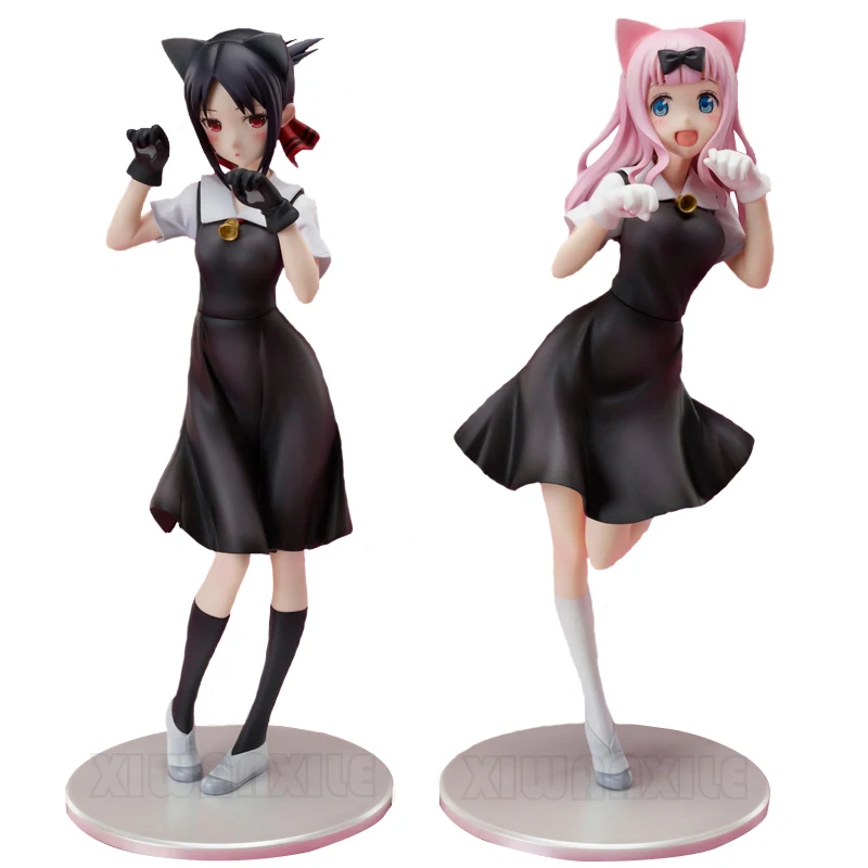 Fujiwara Chika Action Figure Kaguya Shinomiya Figurine Collection Doll Toys 22cm