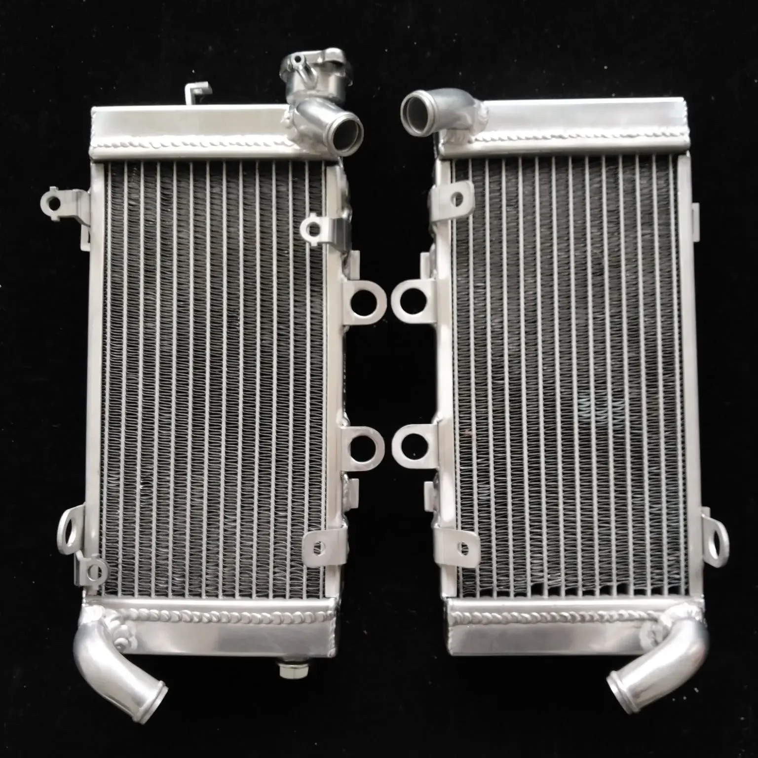 L + R алюминиевый радиатор для 1999-2009 Honda XL1000V Varadero 2000 2001 2002 2003 2004 2005 2006 2007 2008