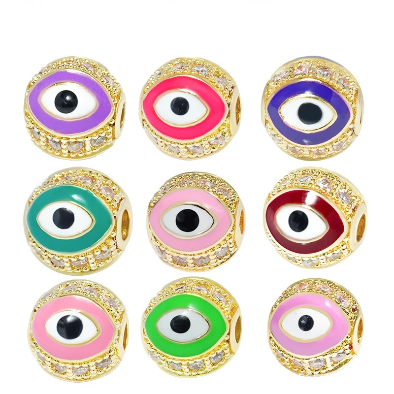 

Disney Doll Figure Demoan Eye Diamond Inlay Pendant Diy Jewelry Accessories Ornaments Present