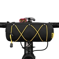 rhinowalk bike handlebar bag bicycle front tube bag basket multi purpose large capacity cycling frame bag commuter shoulder bag