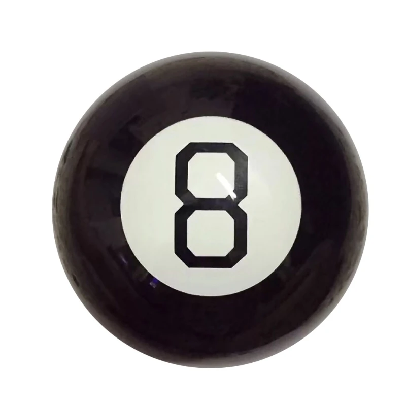 

New 9.84in Decompression Toy Predict Magic Ball Destop Decoration Divination Supplies Black 8 Predicts Supplies for Kids