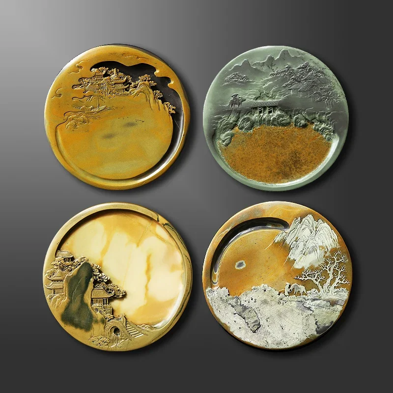 Натуральный грубый камень Laokeng inkstone