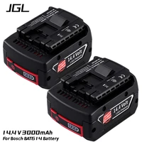 3 pack 18v 6000mah lithium ion replacement battery for bosch 18v bat620 bat622 bat609 bat618 skc181 202l cordless power tools