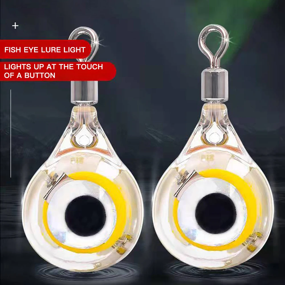 

LED Underwater Fish Trap Light with FishEye, Electronic Fish Collector and Bait Light for Fishing Road and Pier