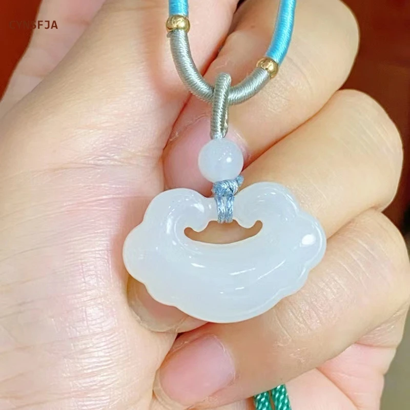 CYNSFJA новый настоящий редкий сертифицированный натуральный нефрит Хэтянь унисекс