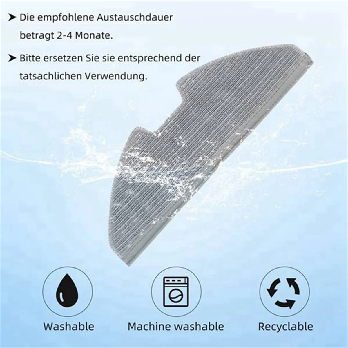 Для Eufy RoboVac G10 G30 гибридные запасные части Hepa фильтр тряпки для швабры основная