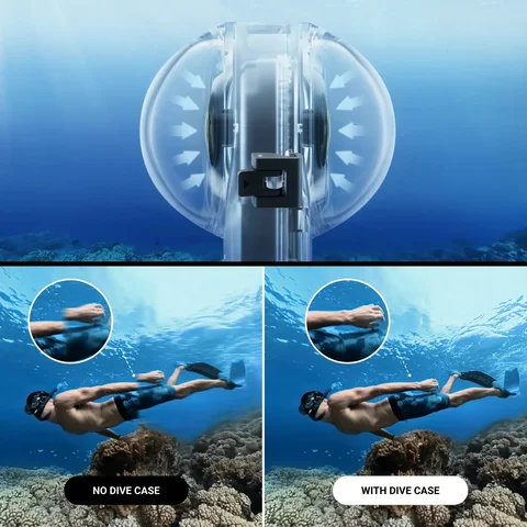 Водонепроницаемый чехол для Insta360 X3