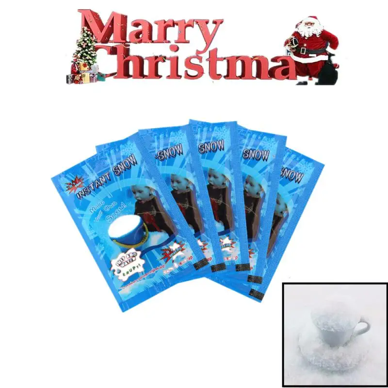 5 шт. искусственный снег волшебный Снежный порошок искусственные снежинки для