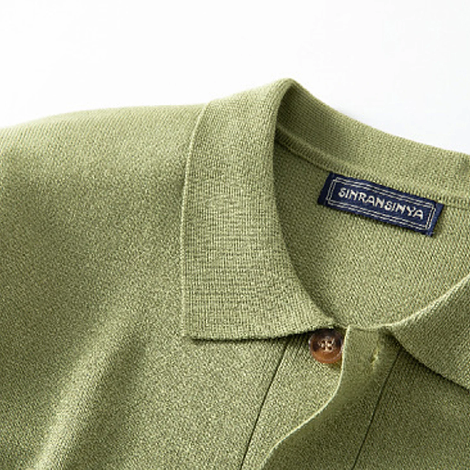 Men s Fall Knit Jacket Solid Color Ribbed Coats Long Sleeve Lapel Button Down Sweaters Outwear