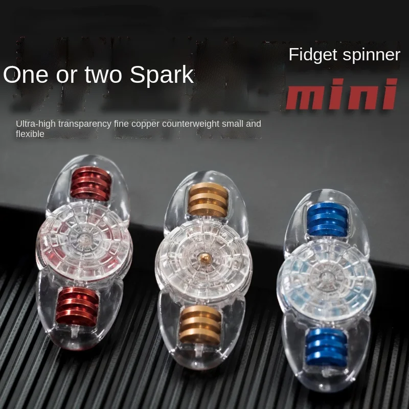 

New Star Gun Mini Fingertip Gyro EDC New Transparent Stainless Steel Decompression Hand Pure Copper Mix and Match