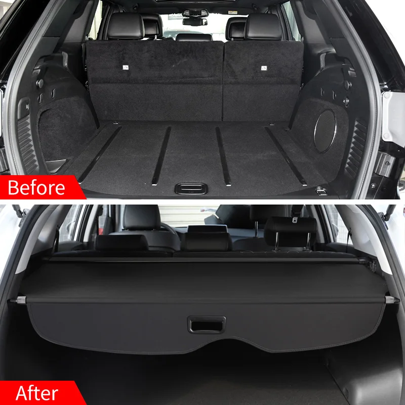 Фото Для Jeep Grand Cherokee 2011-2016 выдвижная крышка багажника багажник стойка для посылок антиподглядывающий щит конфиденциальность автоаксессуары №3