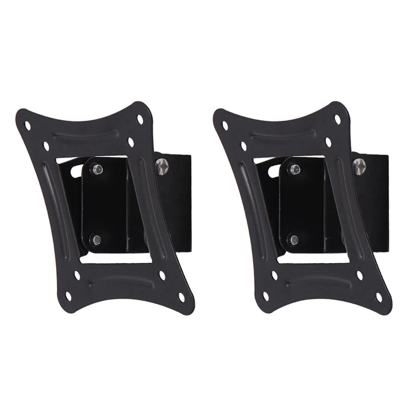 

2X Universal Wall Mount Stand For 14-26Inch LCD LED Screen Height Adjustable Monitor Retractable Wall For VESA Tv-C12