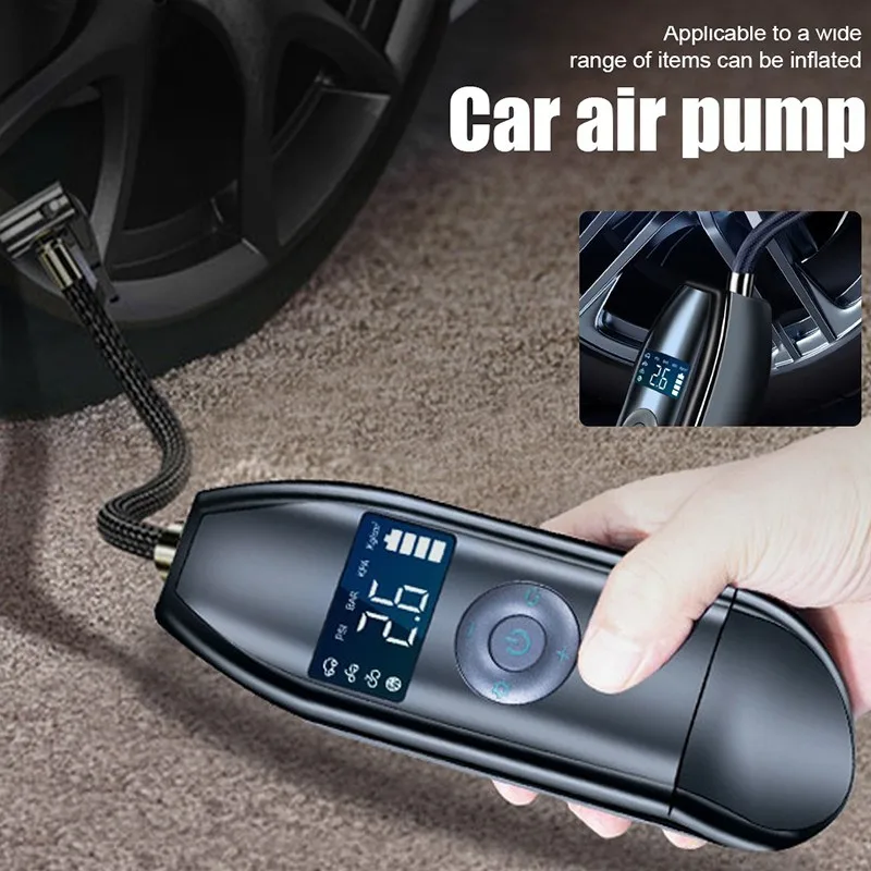 

Inflator Pump 12V Portable Car Air Compressor for car Motorcycles Bicycle Boat Tyre Inflator Digital Auto Inflatable Pump