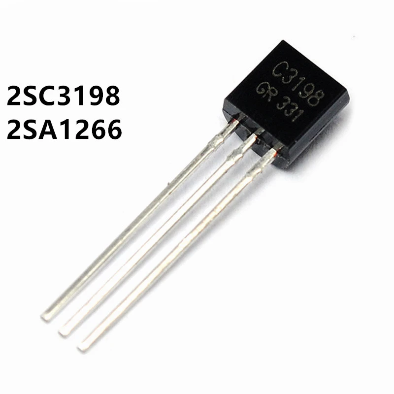 100 шт., транзисторы 2SC3198 C3198 A1266 2SA1266 NPN TO92, новинка