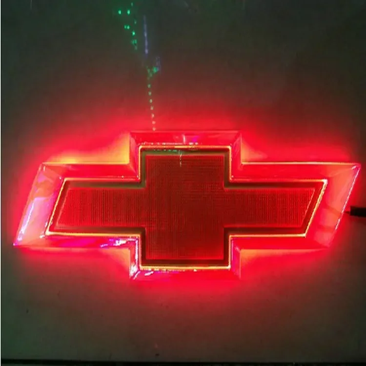 

Автомобильная эмблема для Chevrolet Cruze Malibu Cavalier Monza Sail Trax Equinox Captiva Lacetti Orlando, светодиодный значок на багажник, наклейка