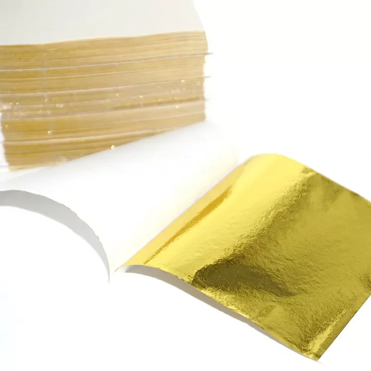 

Art Craft Design Paper Gilding Imitation Gold Sliver Copper Foil Papers DIY Craft Decor Leaf Leaves Sheets