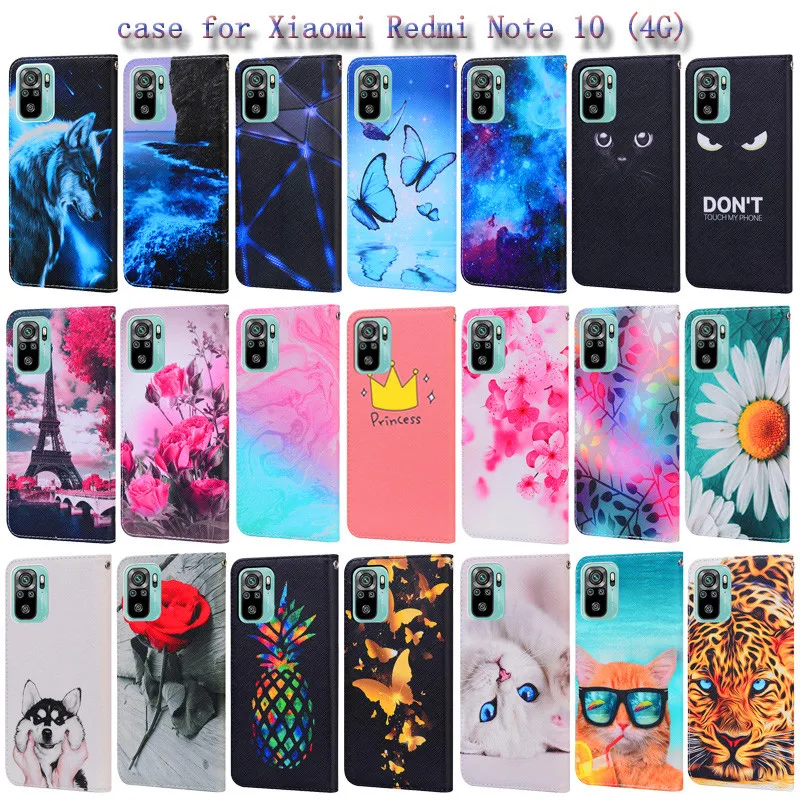 Wallet Bag Phone Case For Xiaomi Poco F5 5G Painted Pattern Leather Flip Cover For Xiomi Mi PocoF5 Poco C55 C50 C51 X5 Pro Capa