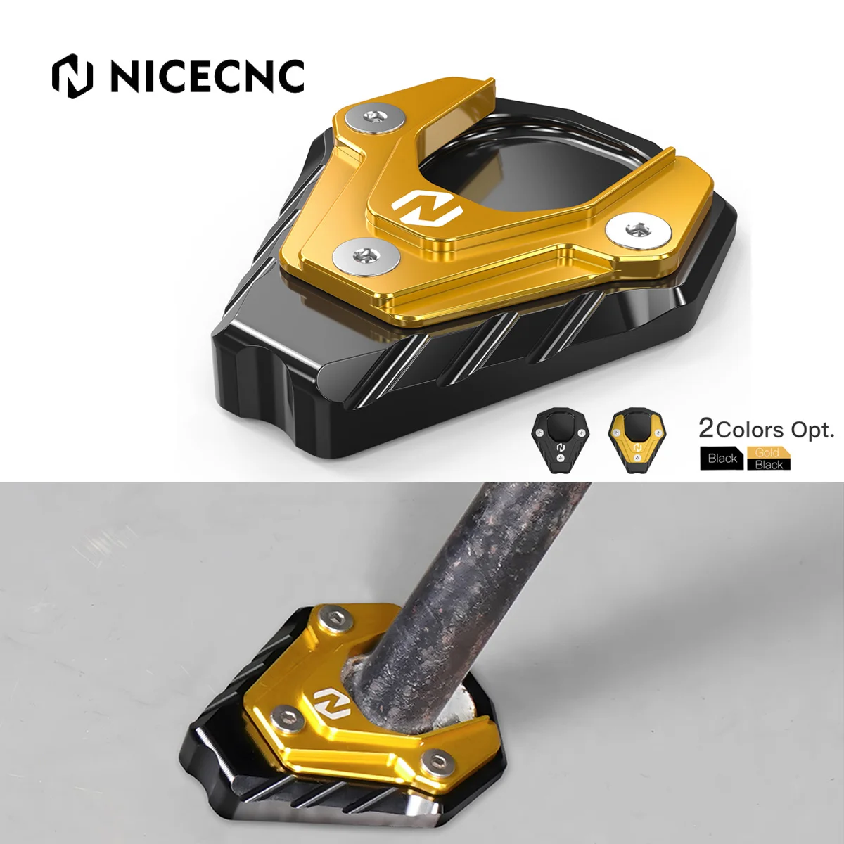 NiceCNC для Suzuki DRZ400SM 2005-2024 DRZ400S 2000-2024 2023 DR-Z 400S 400SM 400 S SM Удлинитель боковой подставки