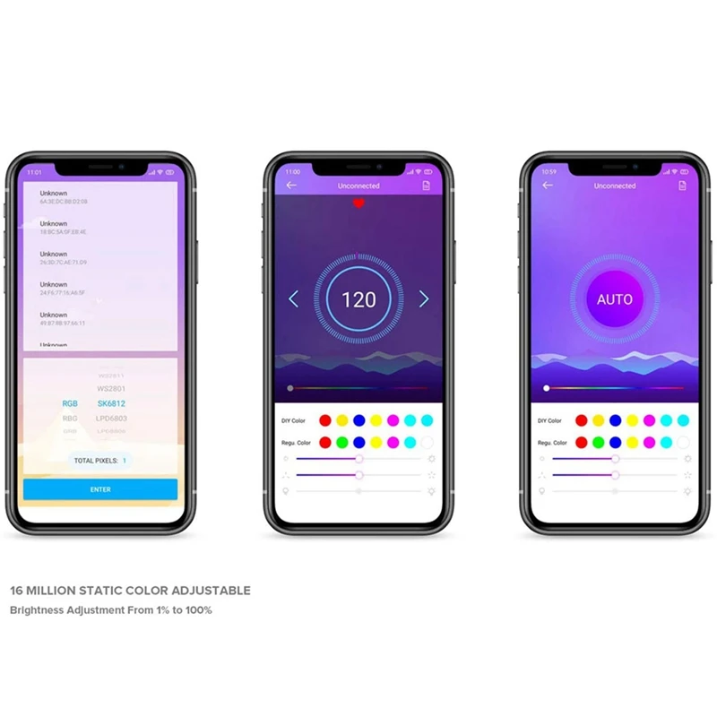 Bluetooth-контроллер для смартфонов WS2812B SK6812 RGB/RGBW