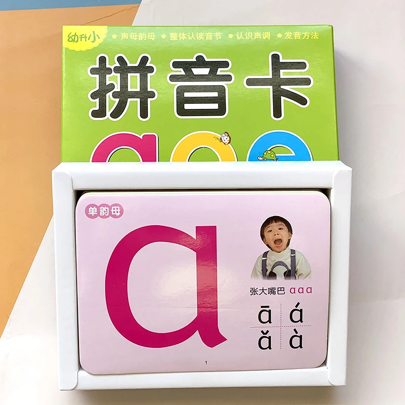 

Learn Chinese Characters Pinyin Cards With Picture Kids Toddlers 3 To 6 Year-olds Baby Early Reading Book Libros