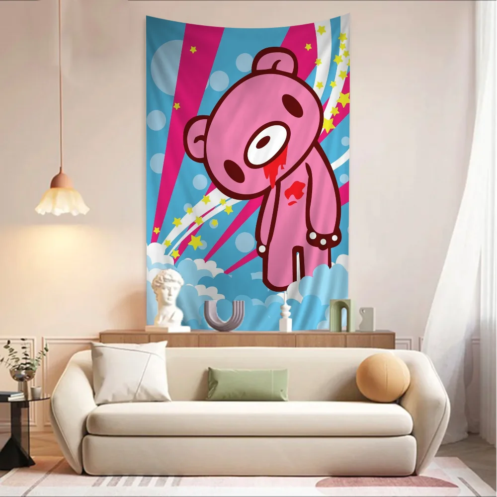 Мультяшный G-gloomy медведь красочный гобелен настенный богемный гобелены Мандала
