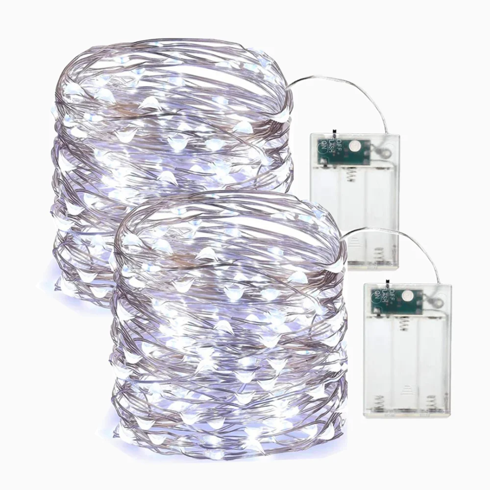 

LED3*AA Battery Powered Christmas Wedding Party Decoration Garland Indoor Outdoor Party Decoration Battery Box Light String