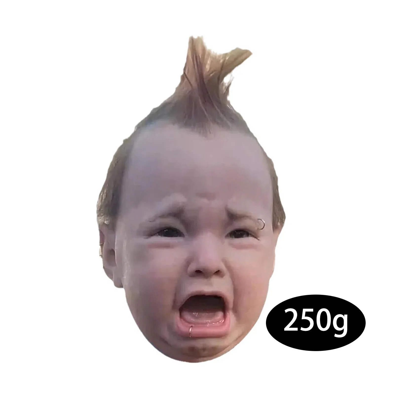 Детские маски в стиле панк для плача безопасная латексная маска головы