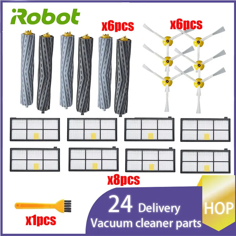 

For irobot roomba accessories 860 865 866 870 871 980 960 966 981 Spare Parts Vacuum Vleaner Brush Cyclone i robot Hepa Filter