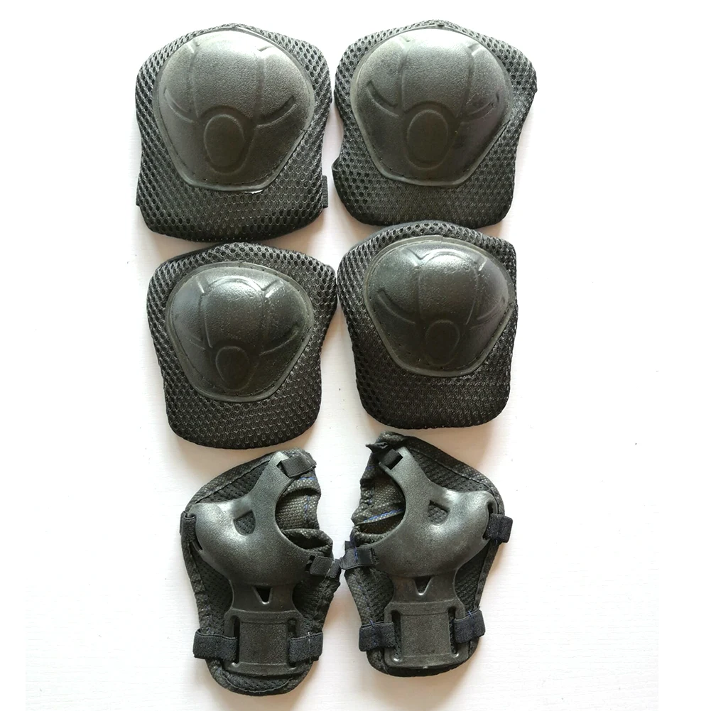 

6pcs Roller Blading Body Accessories Handguard Safety Knee Pads Sports Children Outdoor Elbow Sponge Protection Gear Set