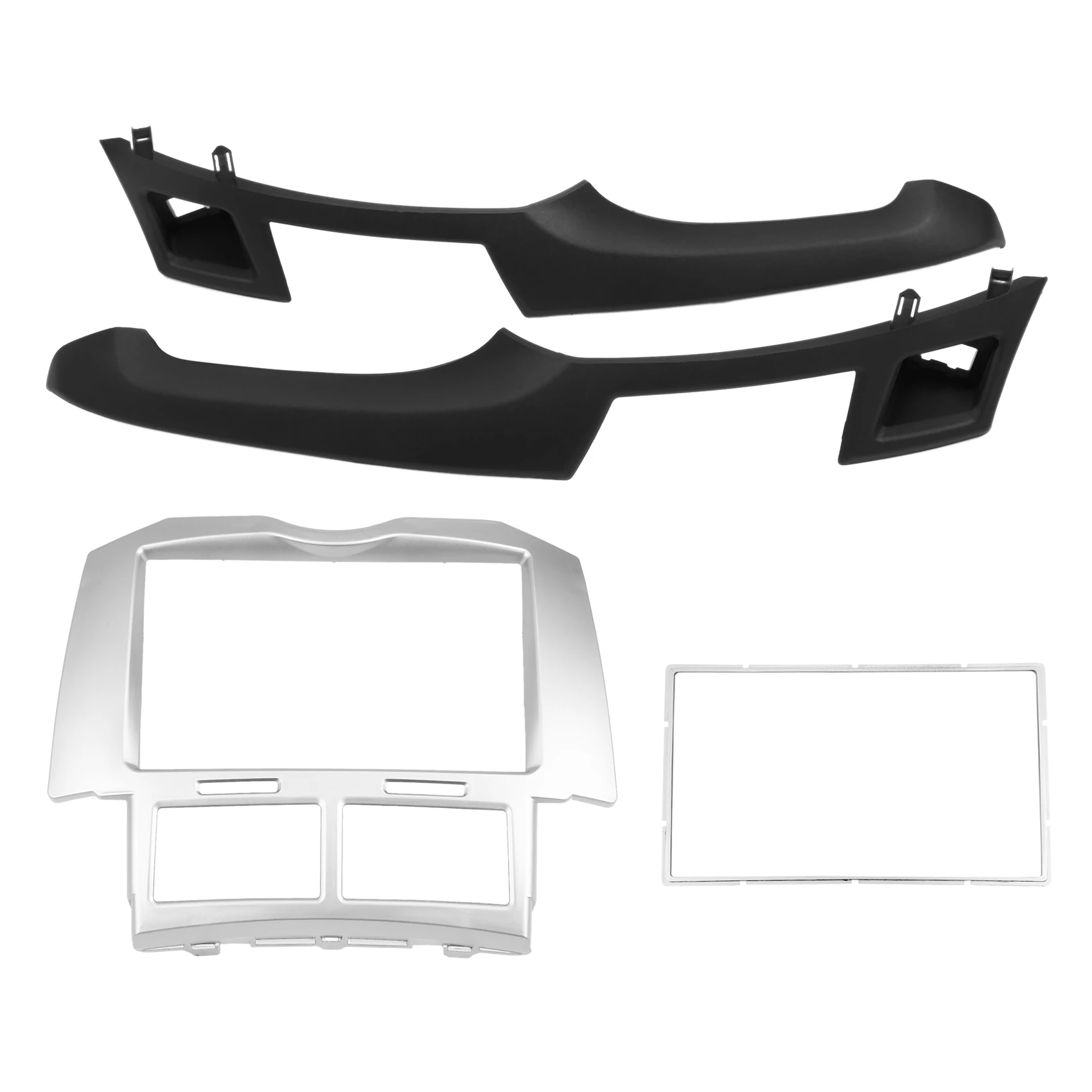 

2 Din Car Stereo Frame Trim Kit of Dashboard for 2005-2011 Toyota Yaris Vitz Platz DVD Player Installation Bezel