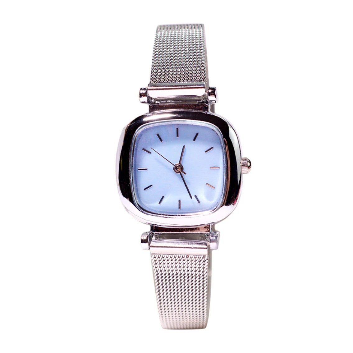 

Square Small Mesh Belt Women's Watch Casual Versatile Watch Korean Style Watches Stainless Steel QuartzWatches