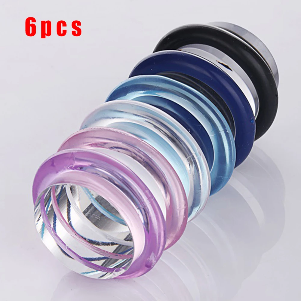 

1/6pcs Men's Sexy Briefs Ring Transparent Soft Healthy High Elastic Thong C-strap Ring Circle Intimate Underwear Silica Gel