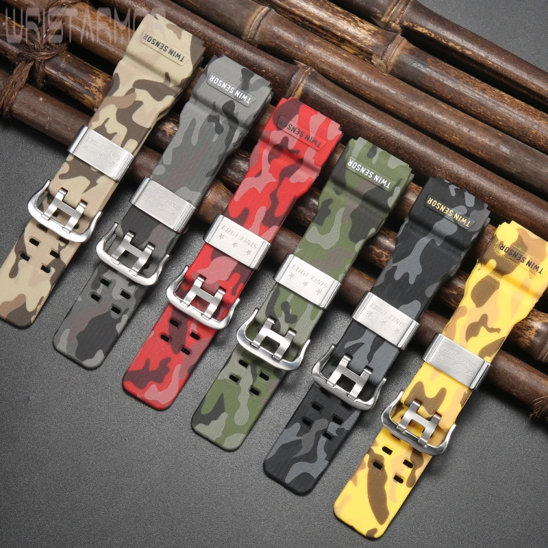 Фото Ремешок из смолы для Casio G-SHOCK GG-1000 GWG-100 GSG-100 Mudmaster, мужской сменный браслет №1