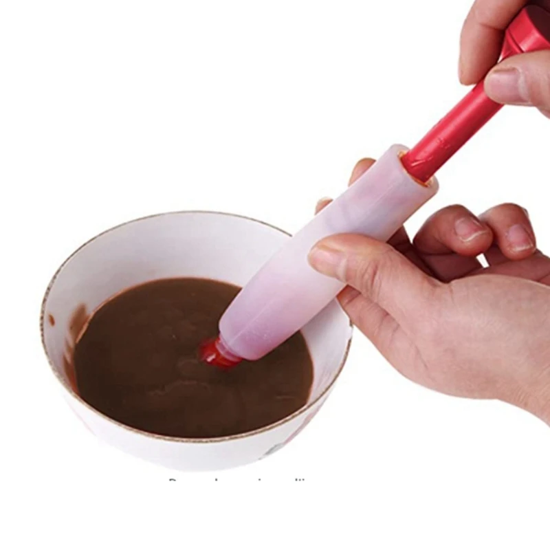 Silicone Injection Tool Cream Chocolate Dessert Cookie Cupcake Cake Decorating Pen