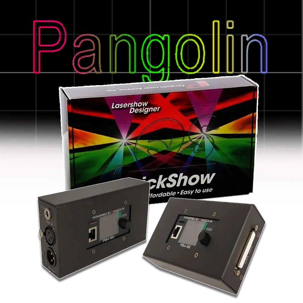 

Оригинальный Pangolin Quickshow FB4 внешняя система лазерного дизайна с программным лучом, графический эффект для сцены, лазерного шоу вечерние на за...