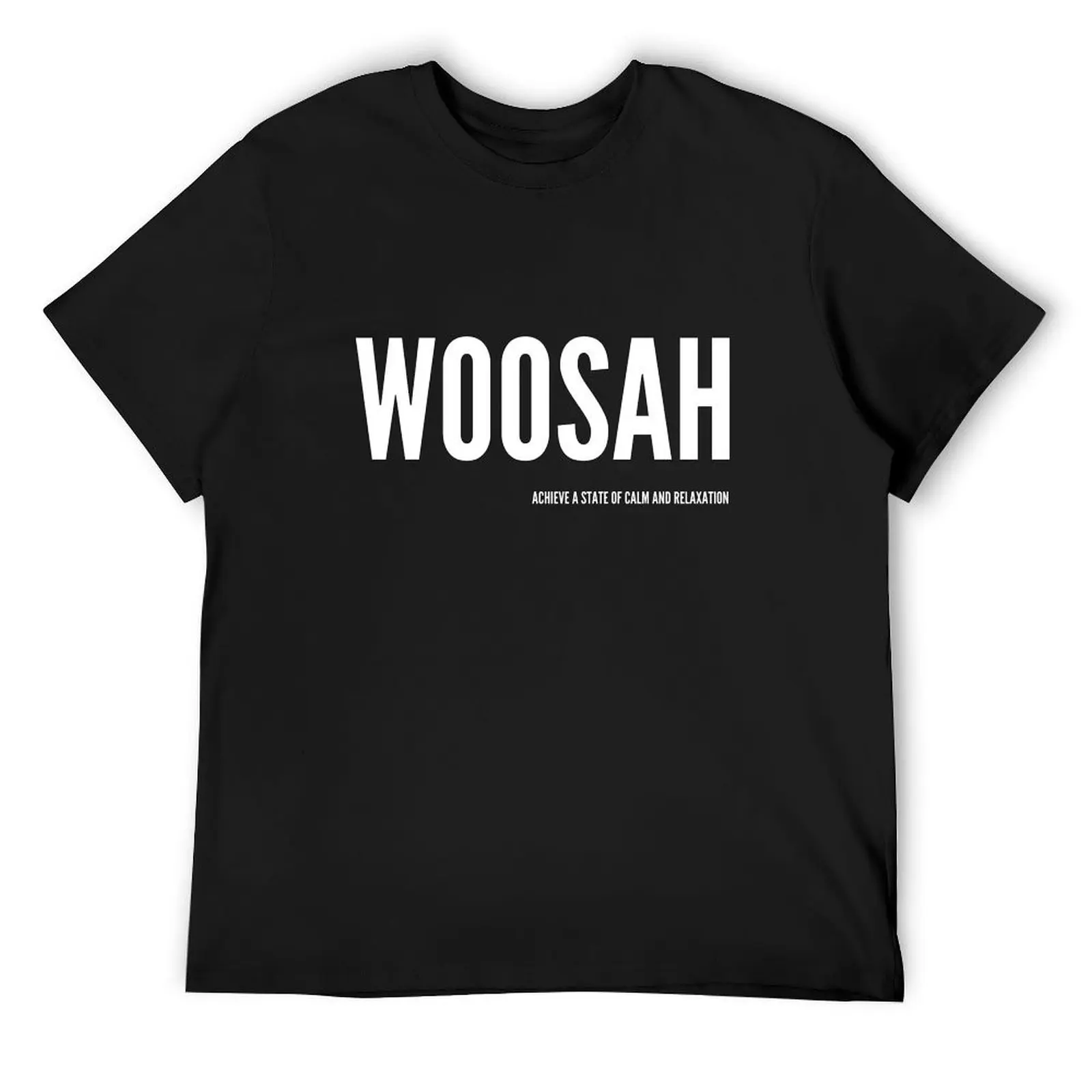Футболка Woosah (белая) эстетическая одежда возвышенная в стиле хиппи хлопковая