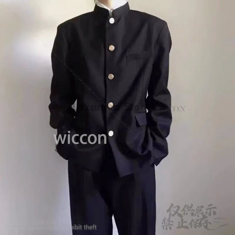 New Anime GinpachiSensei Cosplay Takasugi Shinsuke Costume DK School Uniform Cos Gintamo Wig Adult Man Halloween Christmas Suit