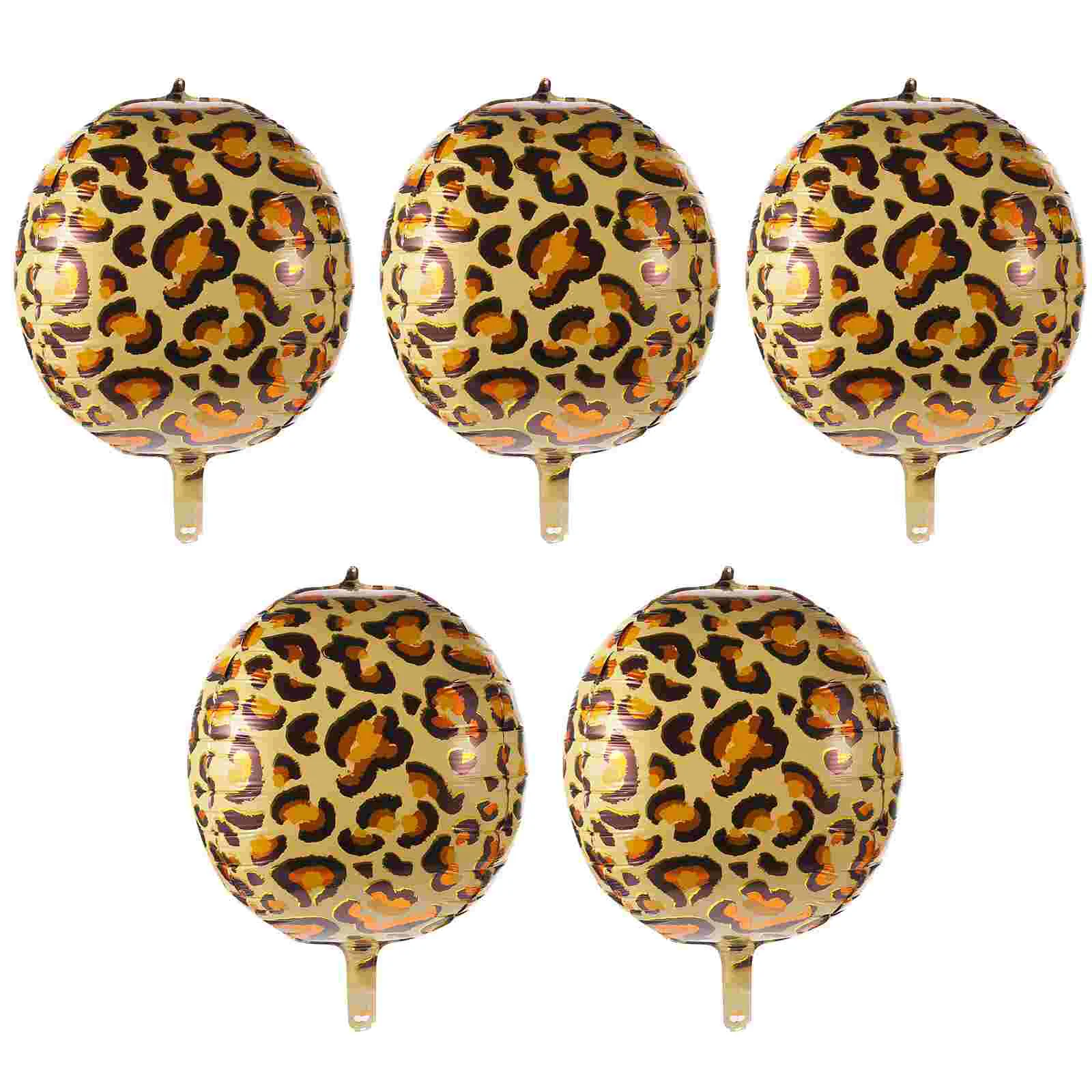 

5 Pcs Animal Pattern Aluminum Film Ball Cartoon Balloon Summer Home Decor Foil Party Birthday Decorations