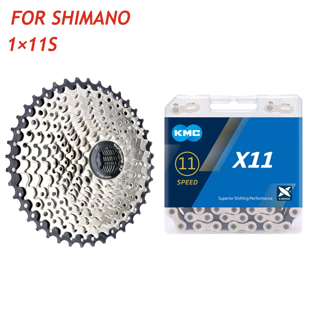 

Велосипедная кассета SUN SHIEN-SZ 1x1 для горного велосипеда, 1 скорость, 40T/42T/46T/50T/52T KMC X11, велосипедная цепь для SHIMANO, аксессуар