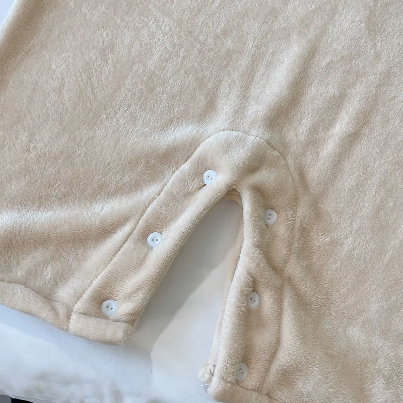 Onesies Pajamas For Women Winter Flannel Nightgown Cute Cartoon Warm Nightdress
